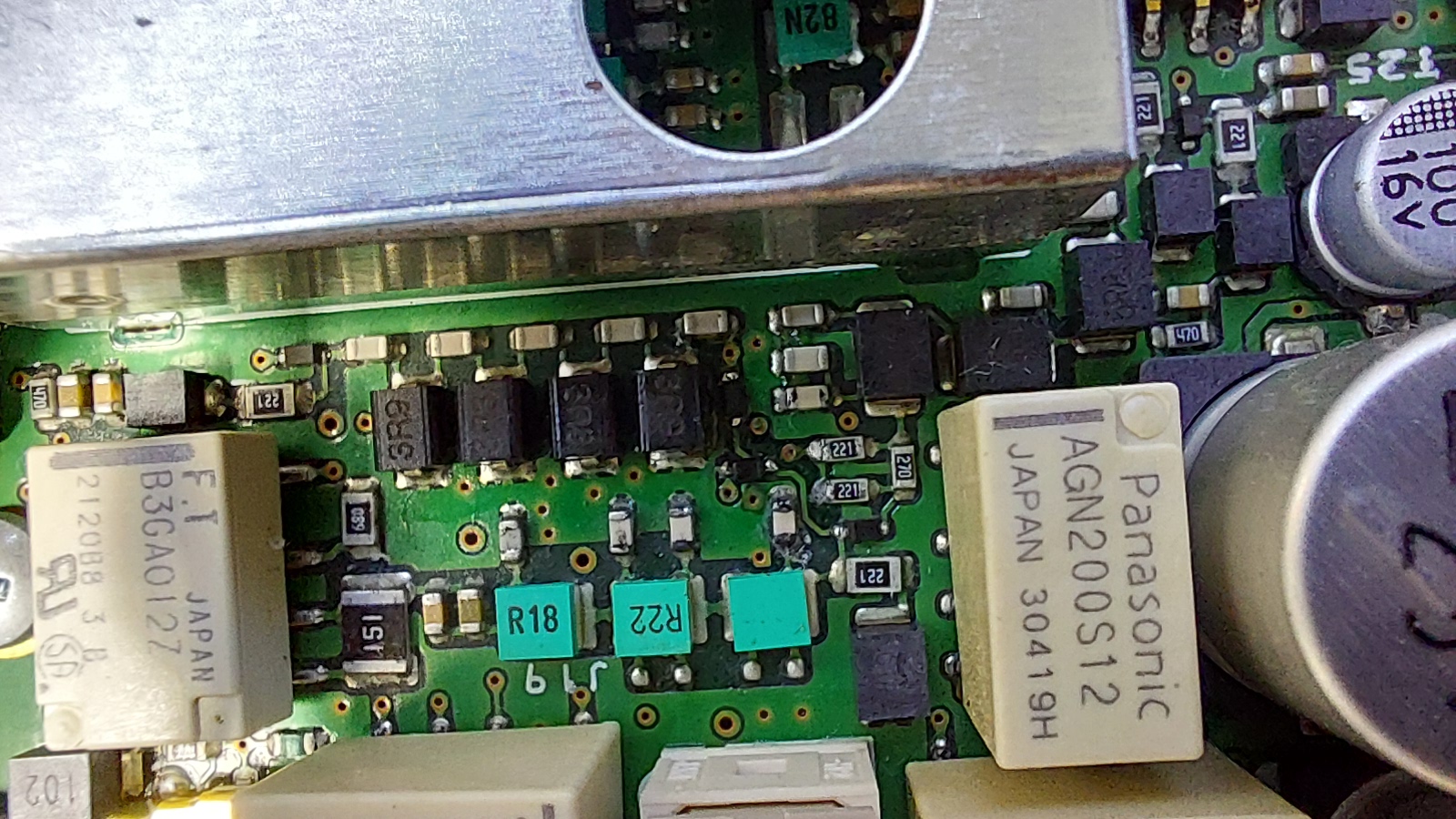 Diodos pin RN142S cambiados